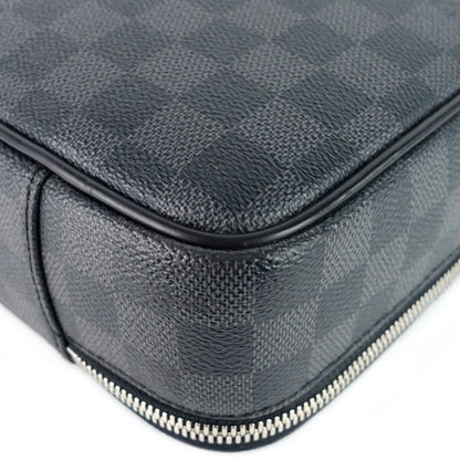 Louis Vuitto Steeve Damier Graphite Canvas Briefcase Bag
