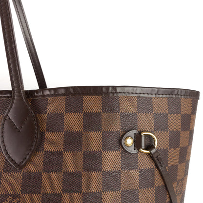 Louis Vuitto Neverfull GM Damier Ebene Canvas Tote Bag