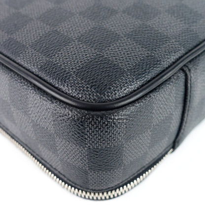 Louis Vuitto Steeve Damier Graphite Canvas Briefcase Bag