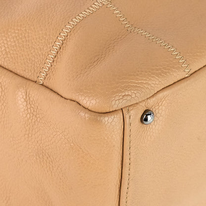 Chanel Choco Bar Caviar Shoulder Bag