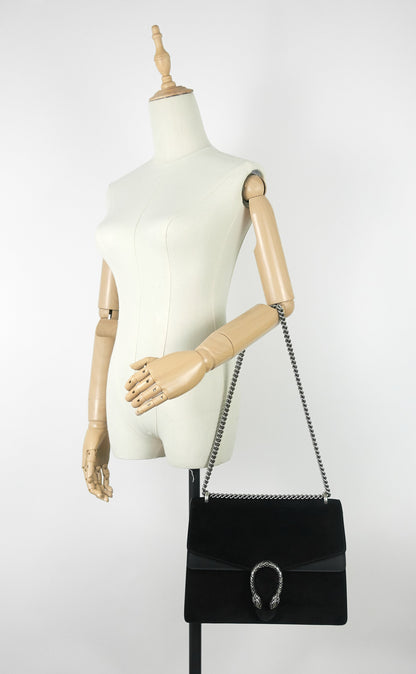 Gucci Dionysus Medium Suede Shoulder Bag