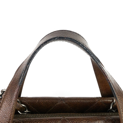 Chanel CC Crave Glazed Caviar Tote Bag