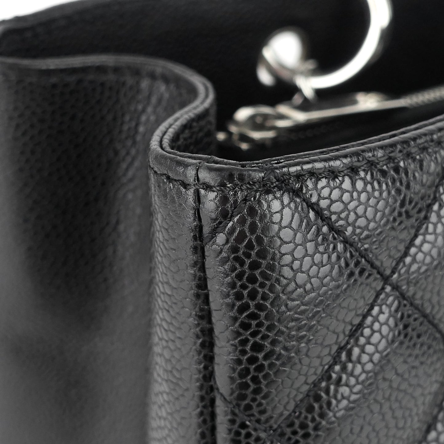 Chanel Grand Shopping Tote GST Caviar Leather Bag