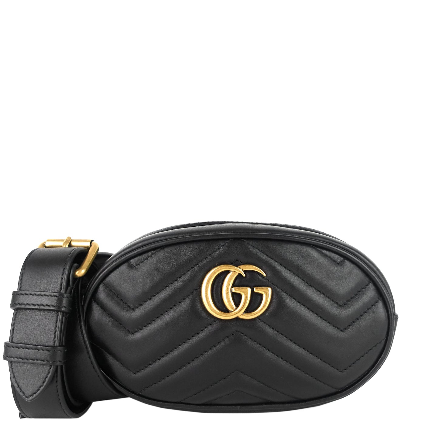 Gucci Marmont Calfskin Leather Belt Bag