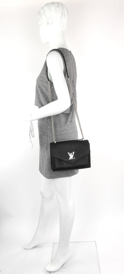 Louis Vuitto MyLockMe Calfskin Leather Chain Bag