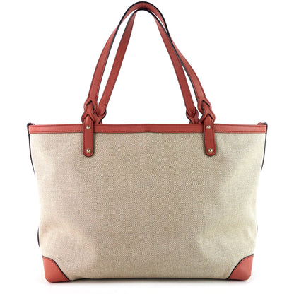 Gucci Canvas Craft Tote Bag