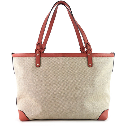 Gucci Canvas Craft Tote Bag