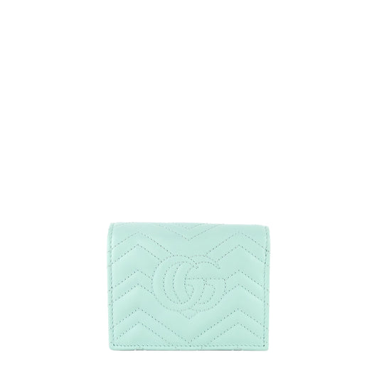Gucci GG Marmont Mini Card Case on Chain Leather Bag
