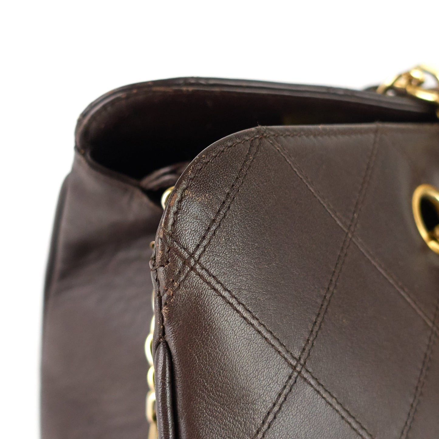 Chanel Vintage Supermodel Weekender Large Calfskin Leather Bag