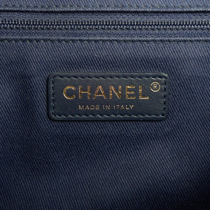 Chanel Coco Handle Medium Lambskin Leather Shopping Tote Bag