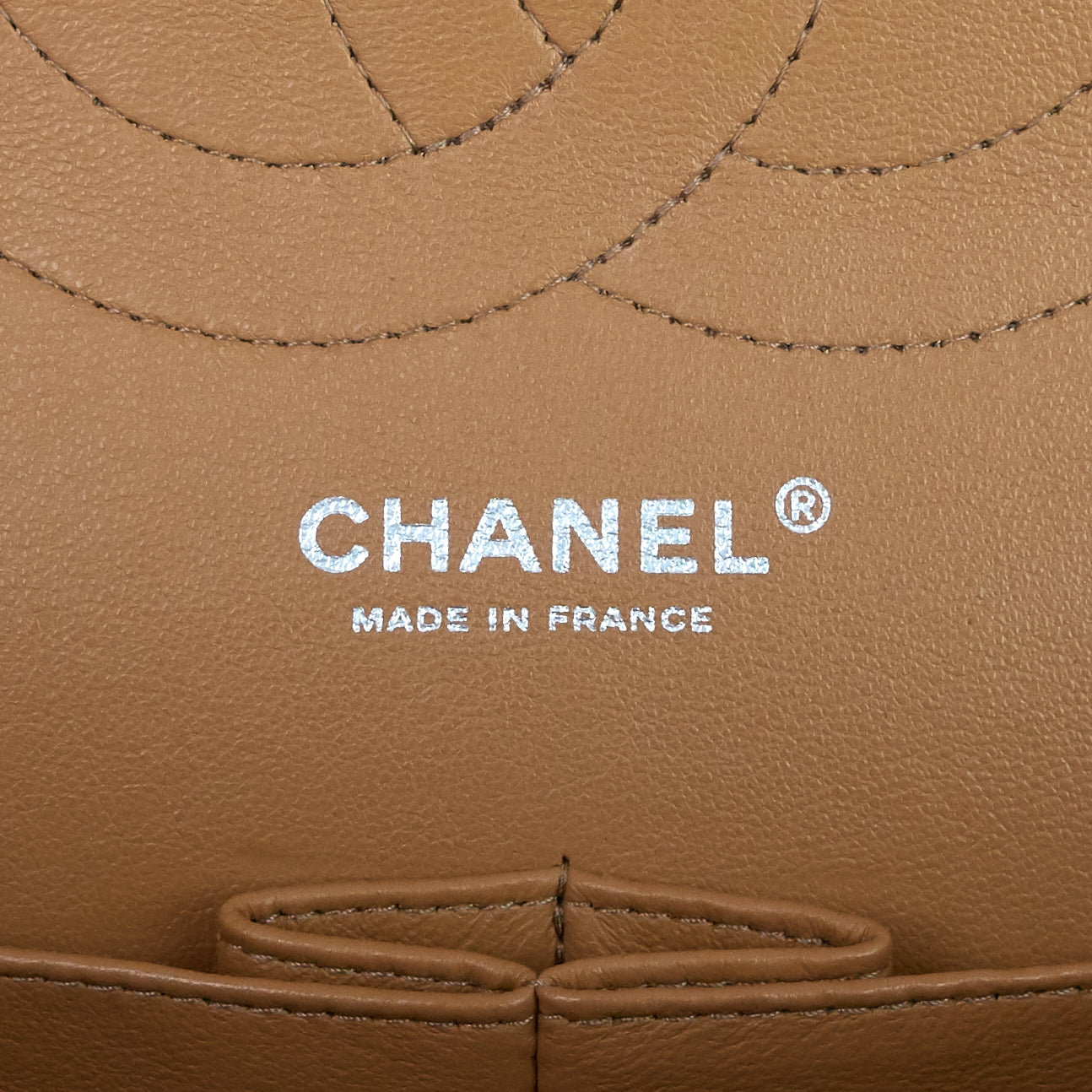 Chanel Double Flap Quilted Caviar Leather Bag