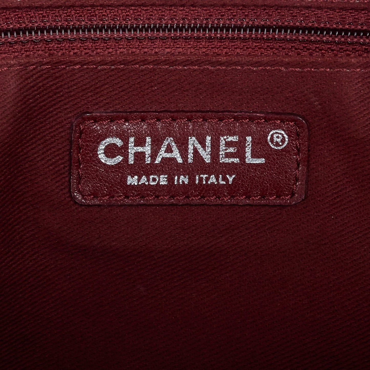 Chanel Pondichery Aged Calfskin Leather Tote Bag