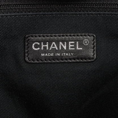 Chanel Deauville Medium Canvas Shopping Tote Bag