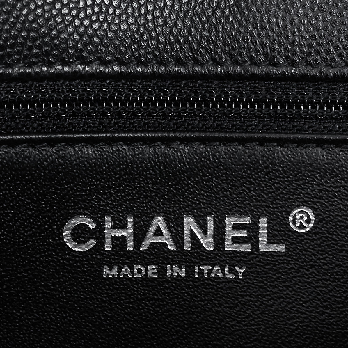 Chanel CC Coco Small Caviar and Lizard-Embossed Calfskin Top Handle Bag