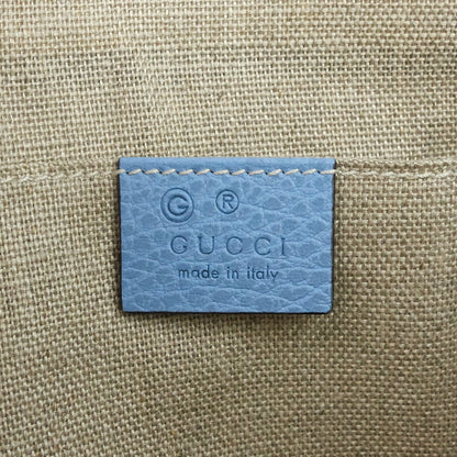 Gucci Calf Leather Bamboo Tassel Zip Clutch Bag