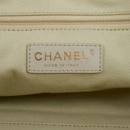 Chanel Chic Quilted Iridescent Calfskin Leather Bowling Bag
