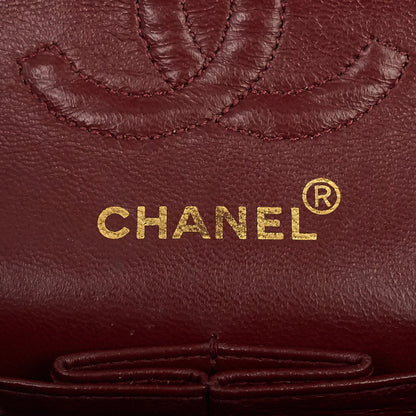 Chanel Double Flap Quilted Lambskin Leather Bag