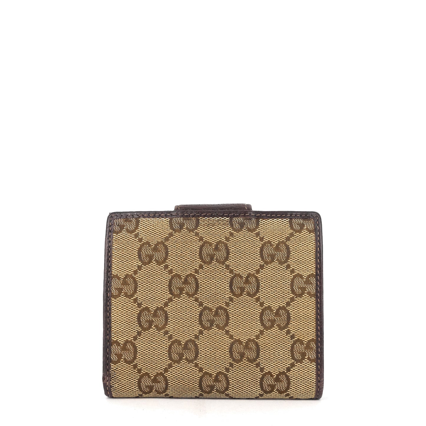 Gucci GG Canvas D-Ring Compact Wallet