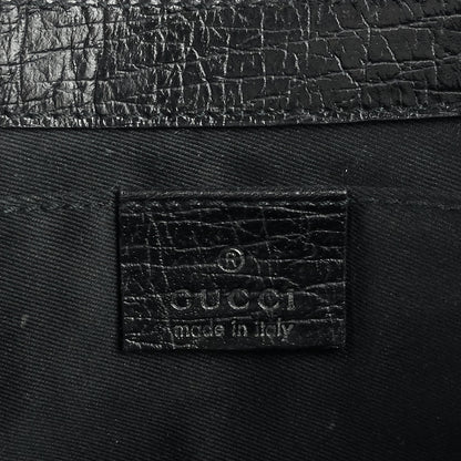 Gucci GG Canvas Horsebit Chain Clutch Bag