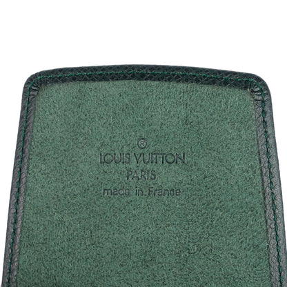 Louis Vuitto Green Taiga Leather Pen Holder