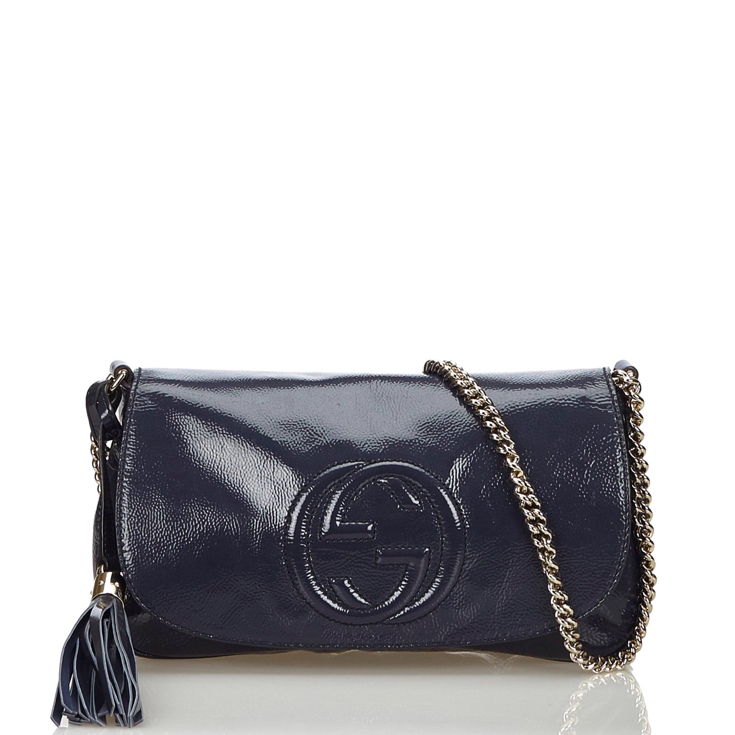 Gucci Soho Mini Patent Leather Crossbody Bag