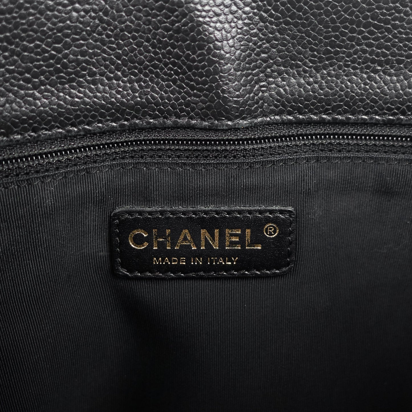 Chanel Grand Shopping Tote GST Caviar Leather Bag