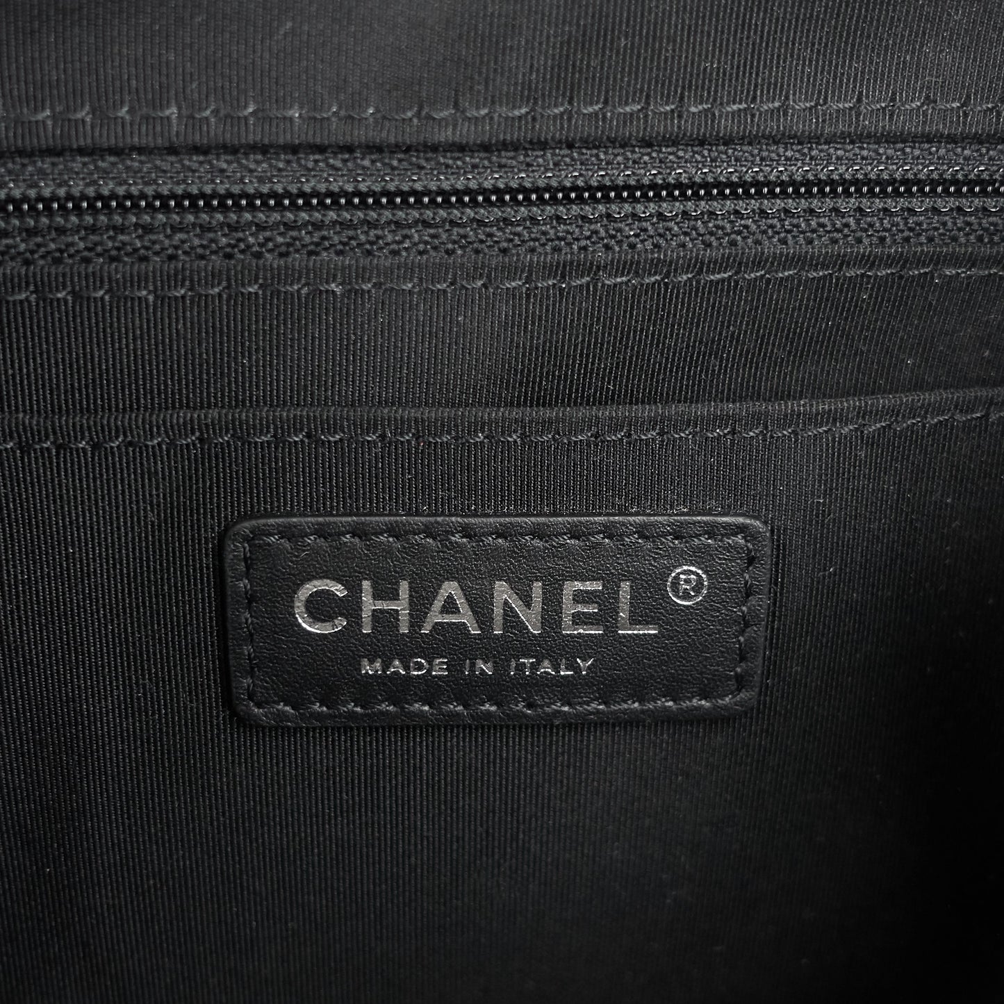 Chanel Urban Spirit Large Chevron Calfskin Backpack Bag