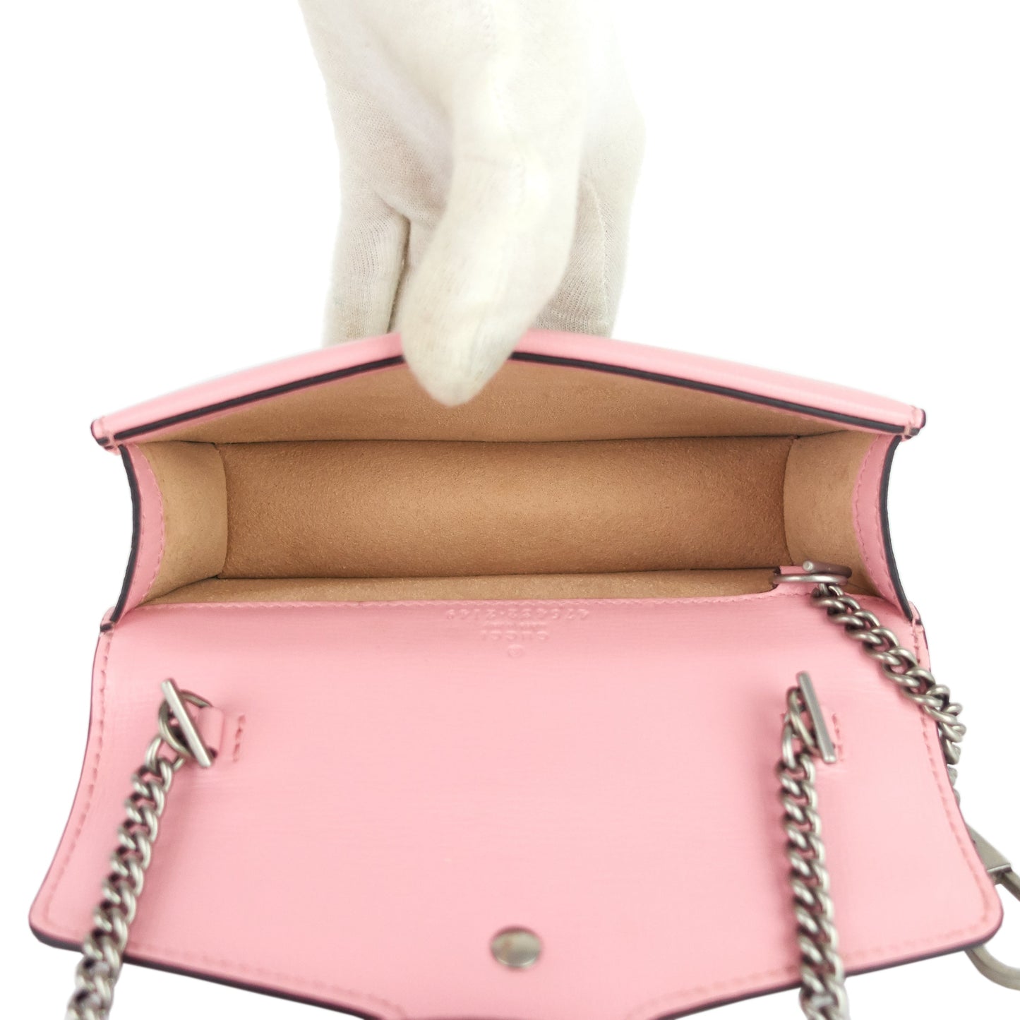 Gucci Dionysus Super Mini Two-Tone Leather Bag