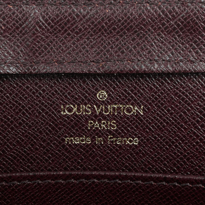 Louis Vuitto Pochette Baikal Acajou Taiga Leather Bag