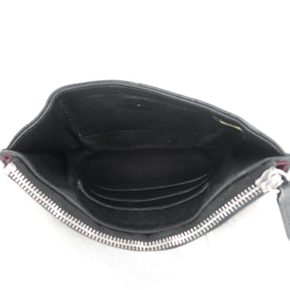Chanel Classic Zip Lambskin Leather Pouch