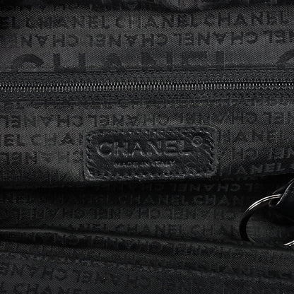 Chanel Choco Bar Quilted Caviar Shoulder Bag