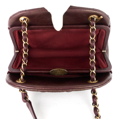 Chanel Just Mademoiselle Aged Calfskin Bowling Bag