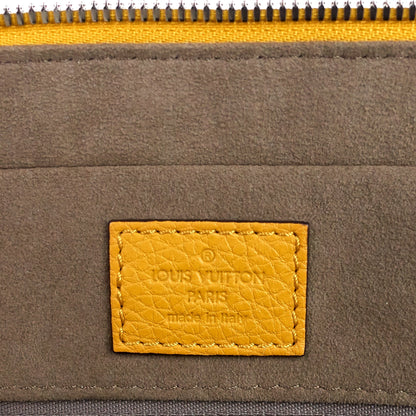 Louis Vuitto Porte-Documents Voyage PM Yellow Taurillon Leather Briefcase Bag