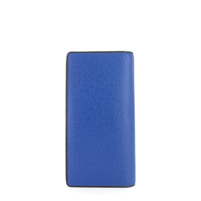 Louis Vuitto Brazza Blue Epi Leather Wallet