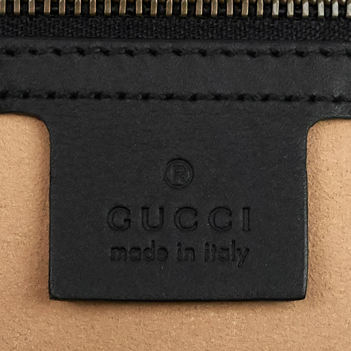 Gucci Ophidia RE(BELLE) Medium Suede and Leather Bag