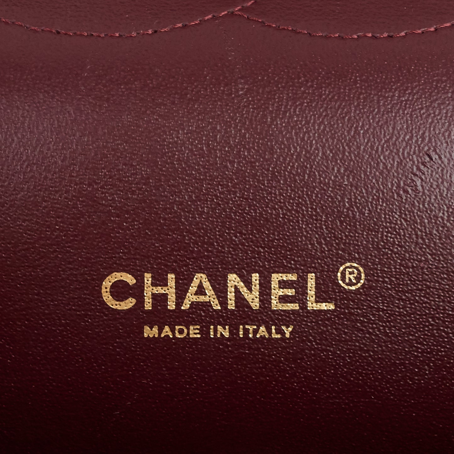Chanel Double Flap Quilted Caviar Leather Bag