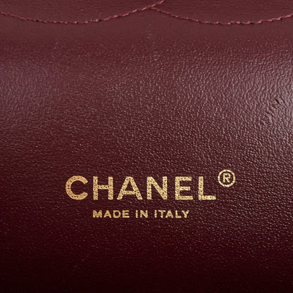 Chanel Double Flap Quilted Caviar Leather Bag