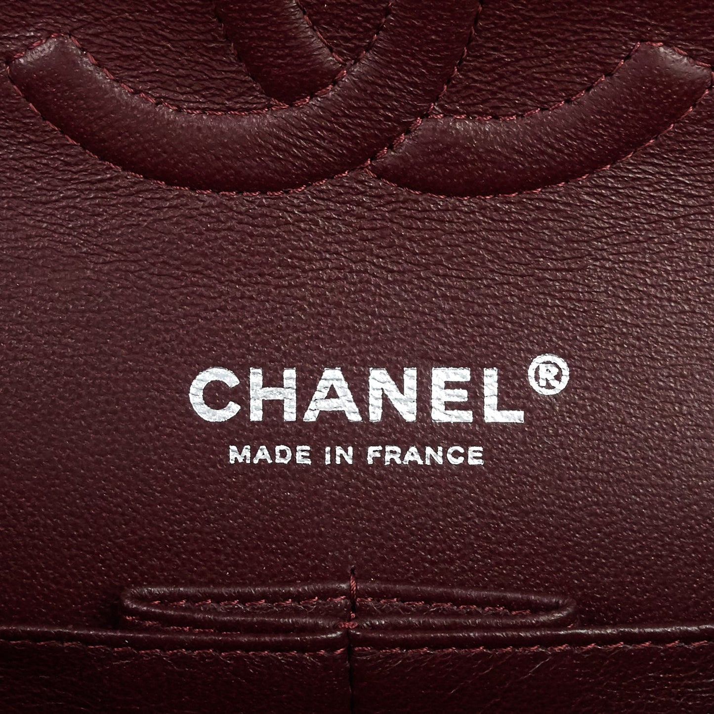 Chanel Double Flap Quilted Caviar Leather Bag