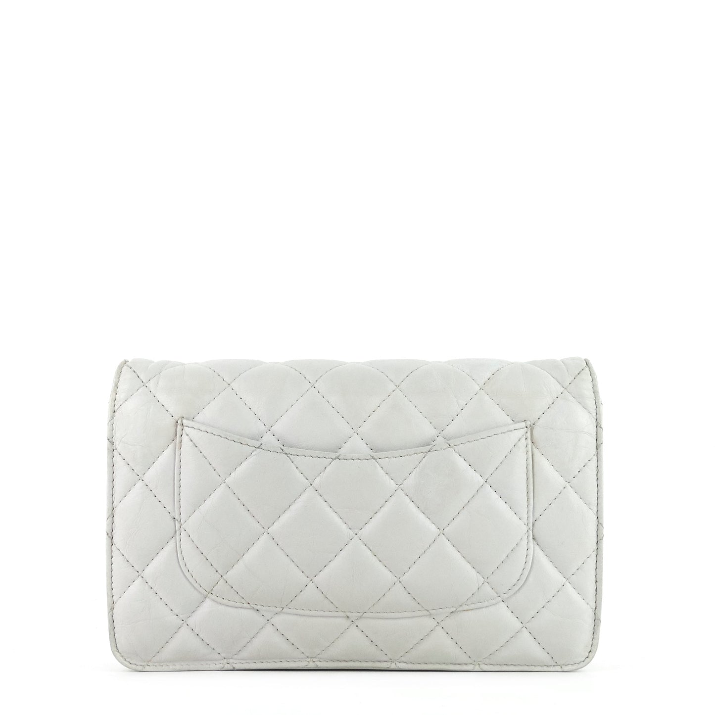 Chanel WOC Aged Calfskin Leather Reissue Wallet on Chain Bag