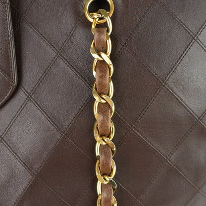 Chanel Vintage Supermodel Weekender Large Calfskin Leather Bag