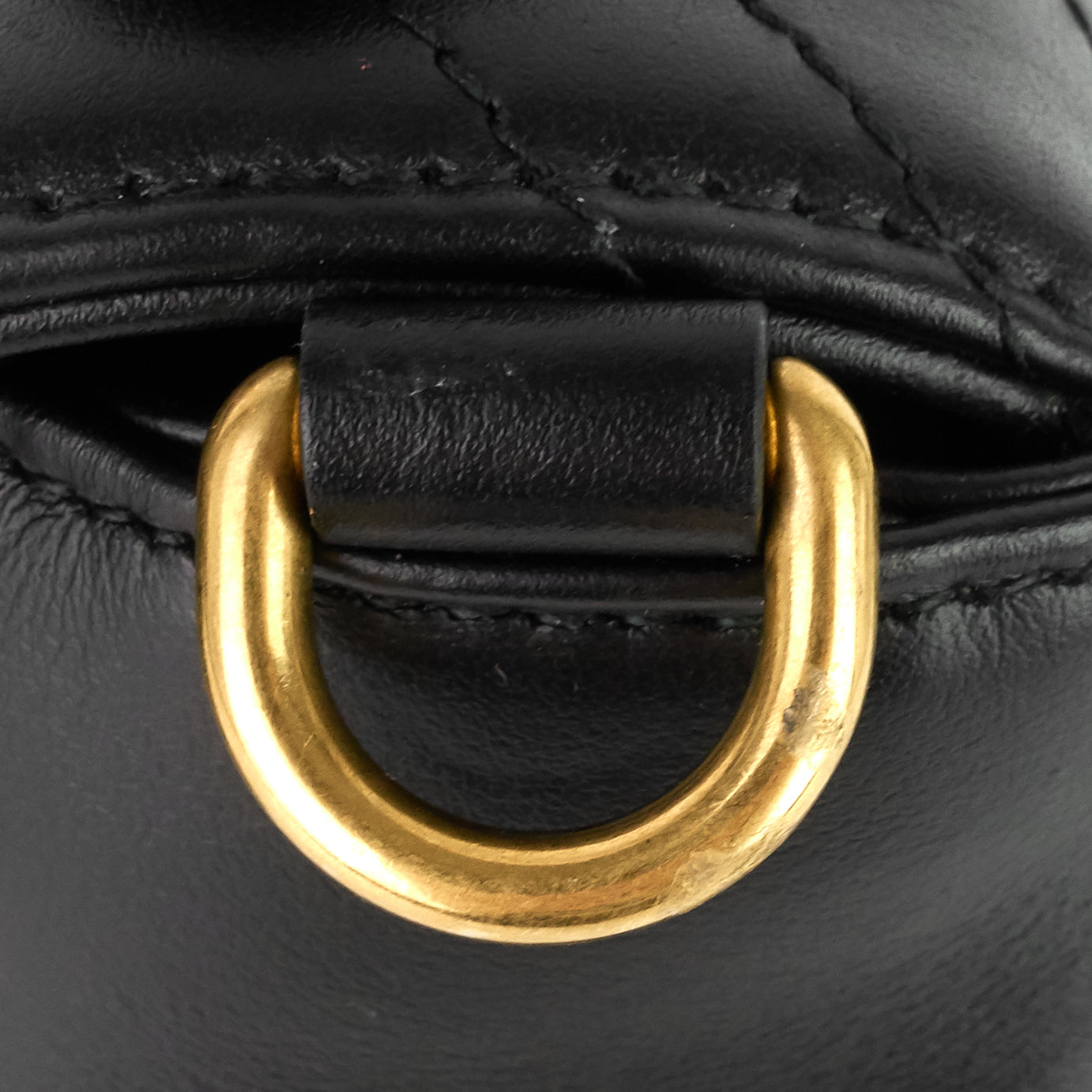 Gucci GG Marmont Small Matelass� Calfskin Top Handle Shoulder Bag