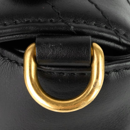 Gucci GG Marmont Small Matelass� Calfskin Top Handle Shoulder Bag