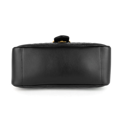 Gucci GG Marmont Small Matelass� Calfskin Top Handle Shoulder Bag