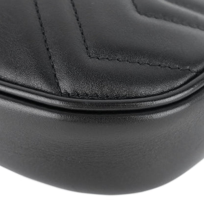 Gucci Marmont Calfskin Leather Belt Bag