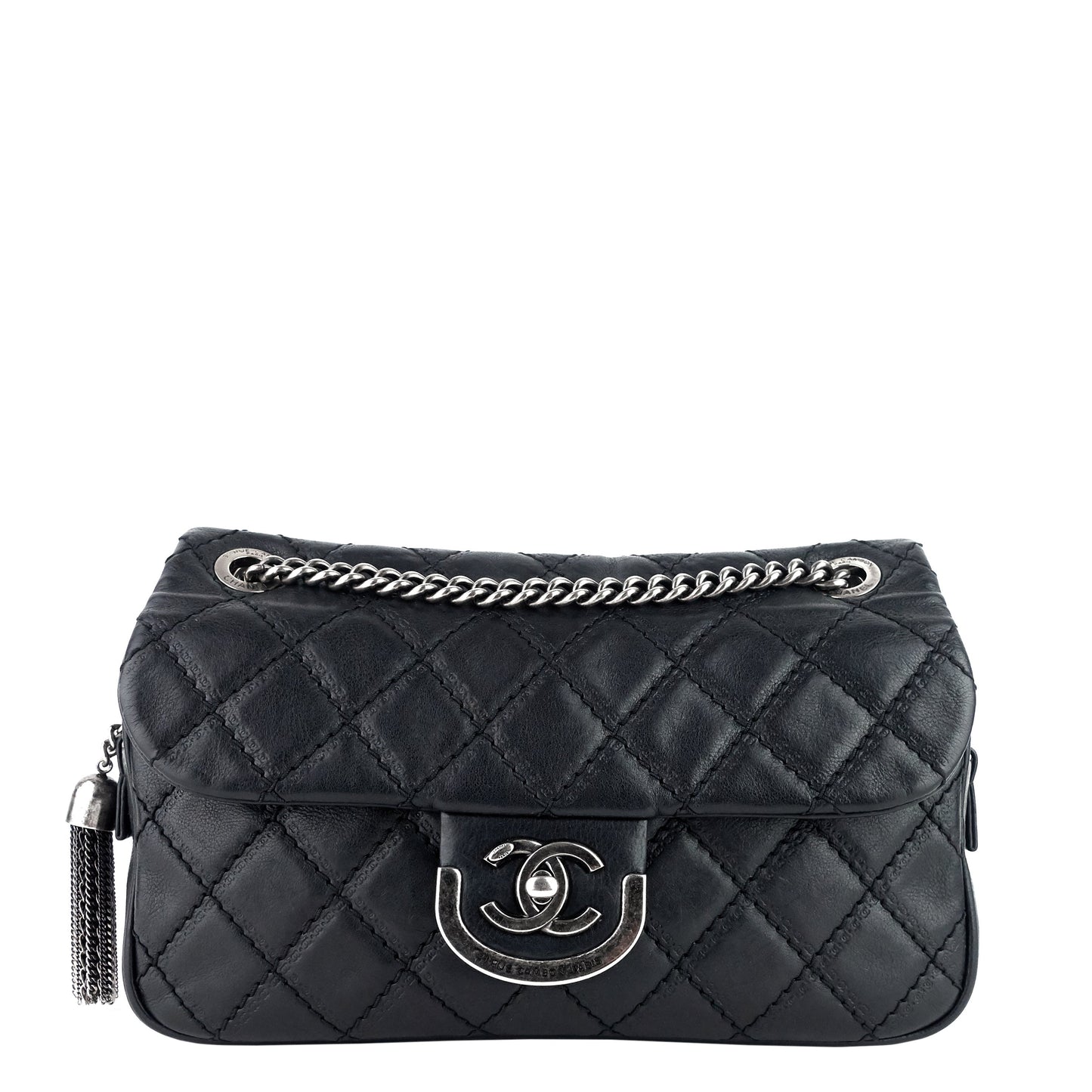 Chanel Chanel Coco Sporran Flap Medium Calfskin Bag