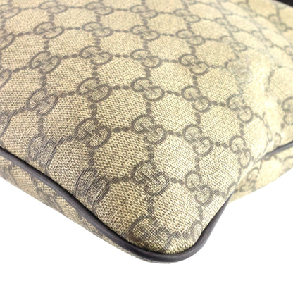 Gucci GG Supreme Canvas Flat Messenger Crossbody Bag