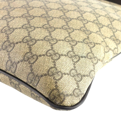 Gucci GG Supreme Canvas Flat Messenger Crossbody Bag