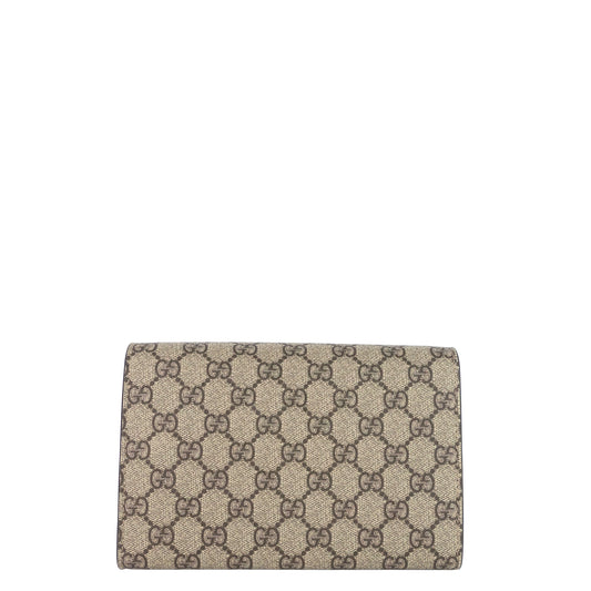 Gucci Dionysus GG Supreme Canvas Chain Wallet Bag