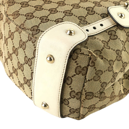 Gucci Pelham Monogram Canvas Hobo Bag