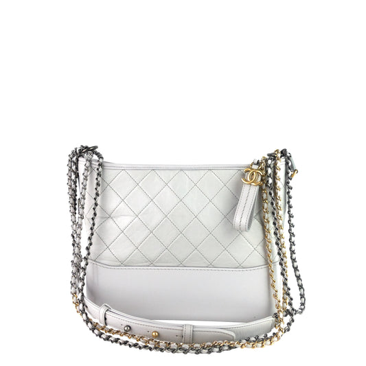 Chanel Gabrielle Medium Calfskin Leather Hobo Bag